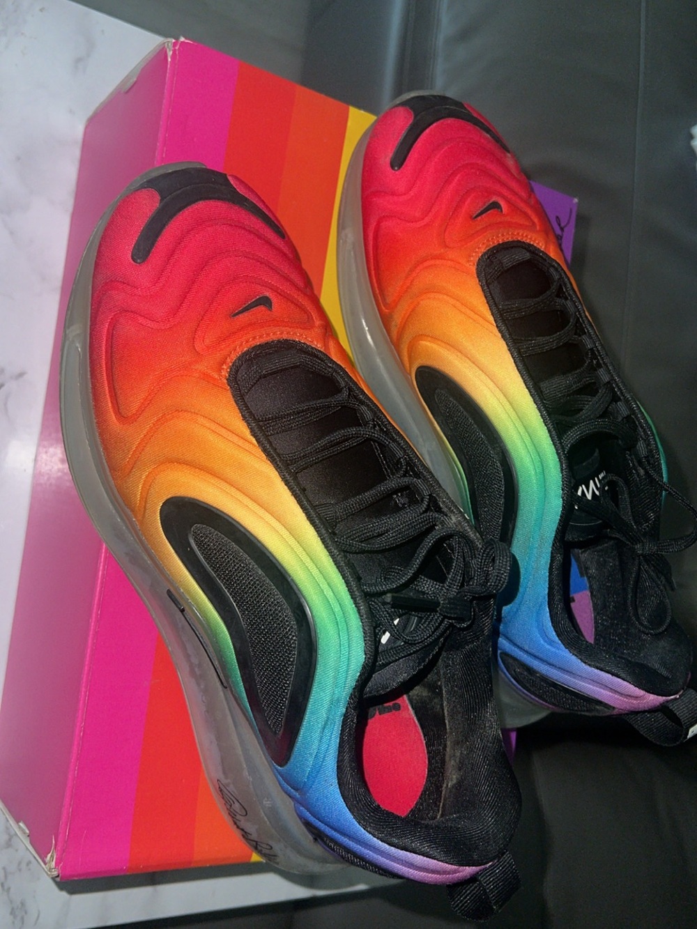 Nike Rainbow Gradient Air Max Sneakers